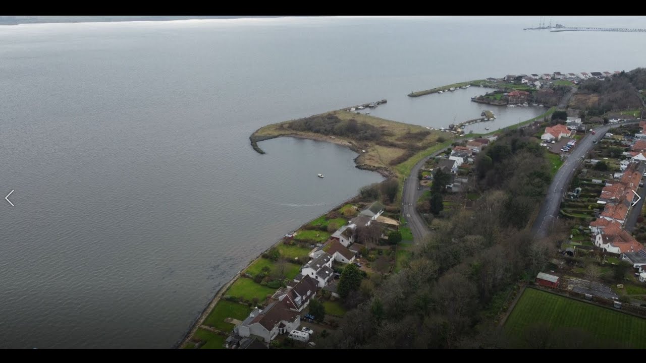 The Coastal Villages of Charlestown and Limekilns in the West of Fife, Scotland.