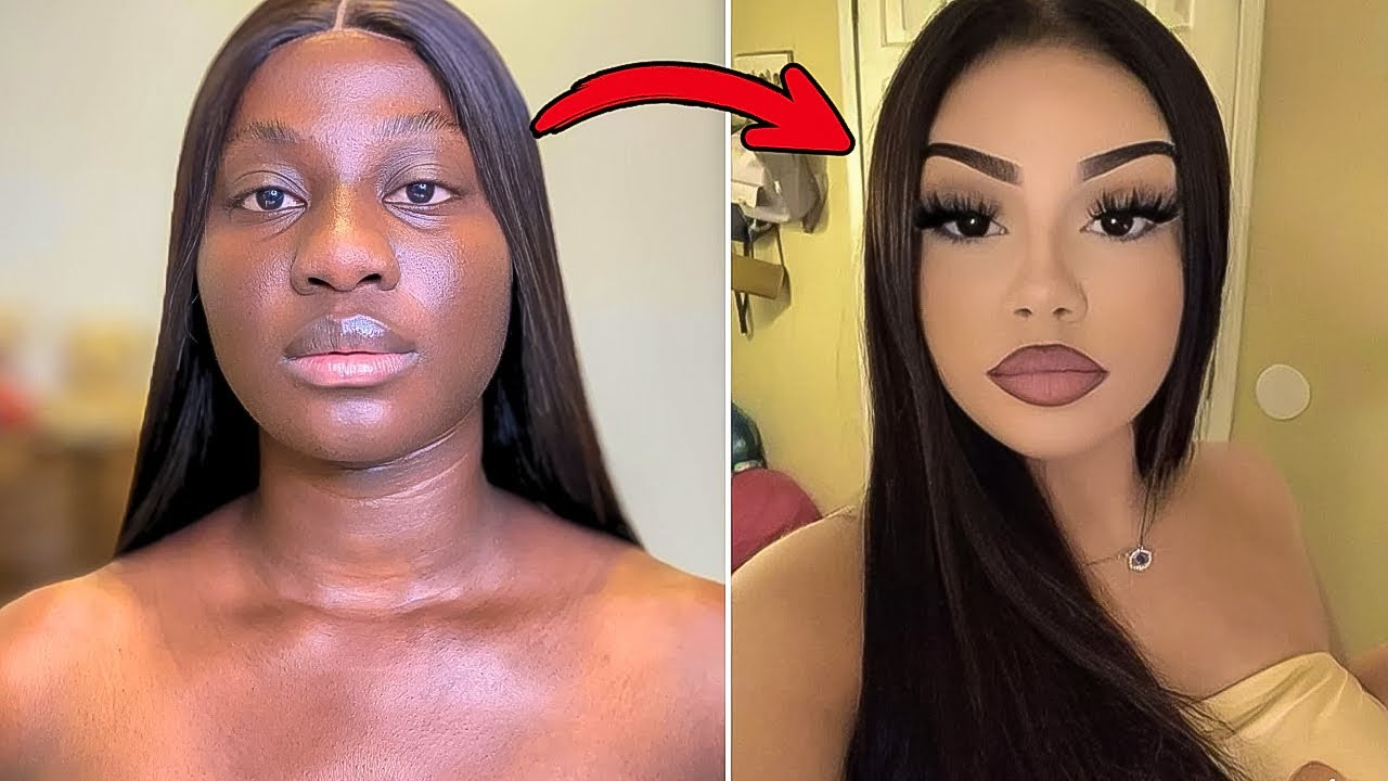 BLACK GIRL TRIES LATINA MAKEUP