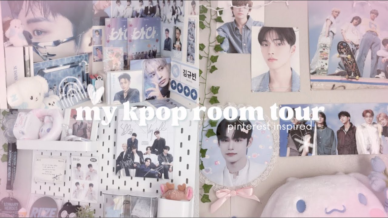 — my 2025 kpop room tour 🧾♡💭☾.