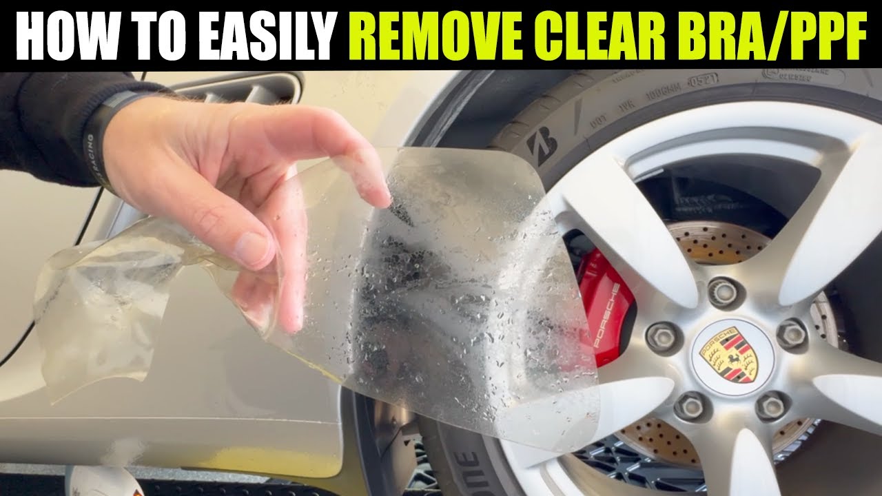 How to EASILY Remove Clear Bra/Paint Protection Film/PPF
