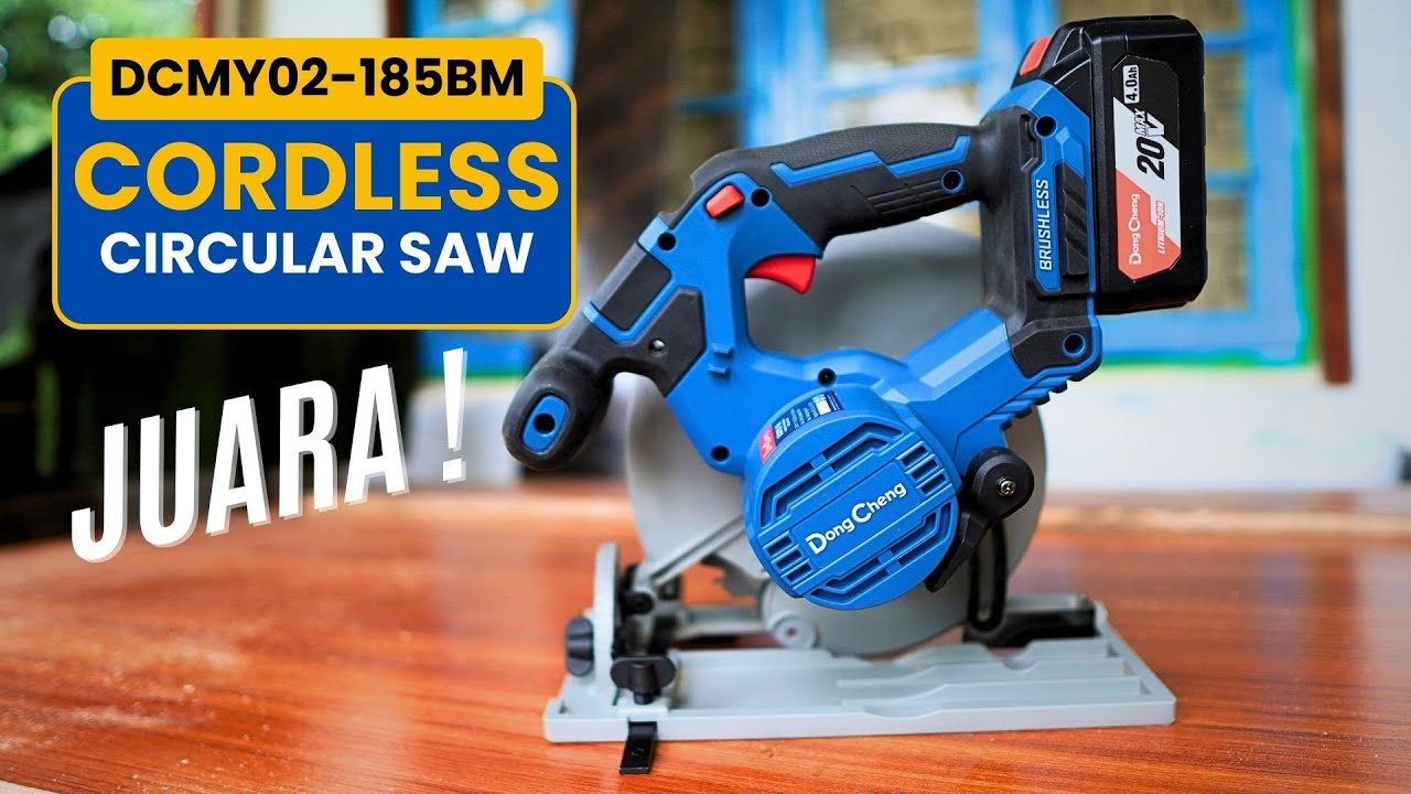Buget Gak Sampai 2 Juta? Pilih Cordless Circular Saw Ini Saja - Dong Cheng DCMY02-185 Type BM