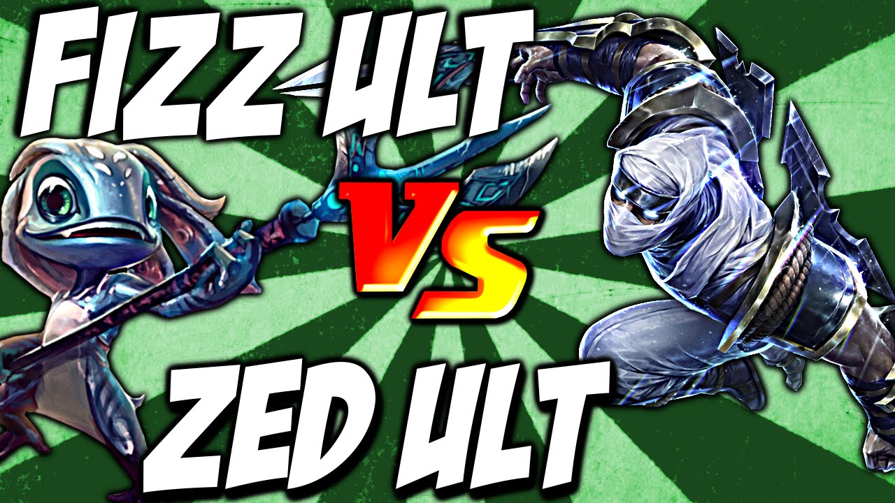 Fizz Ult vs Zed Ult - Chum the Waters vs Death Mark by LoL Clash & Combo #lolclash