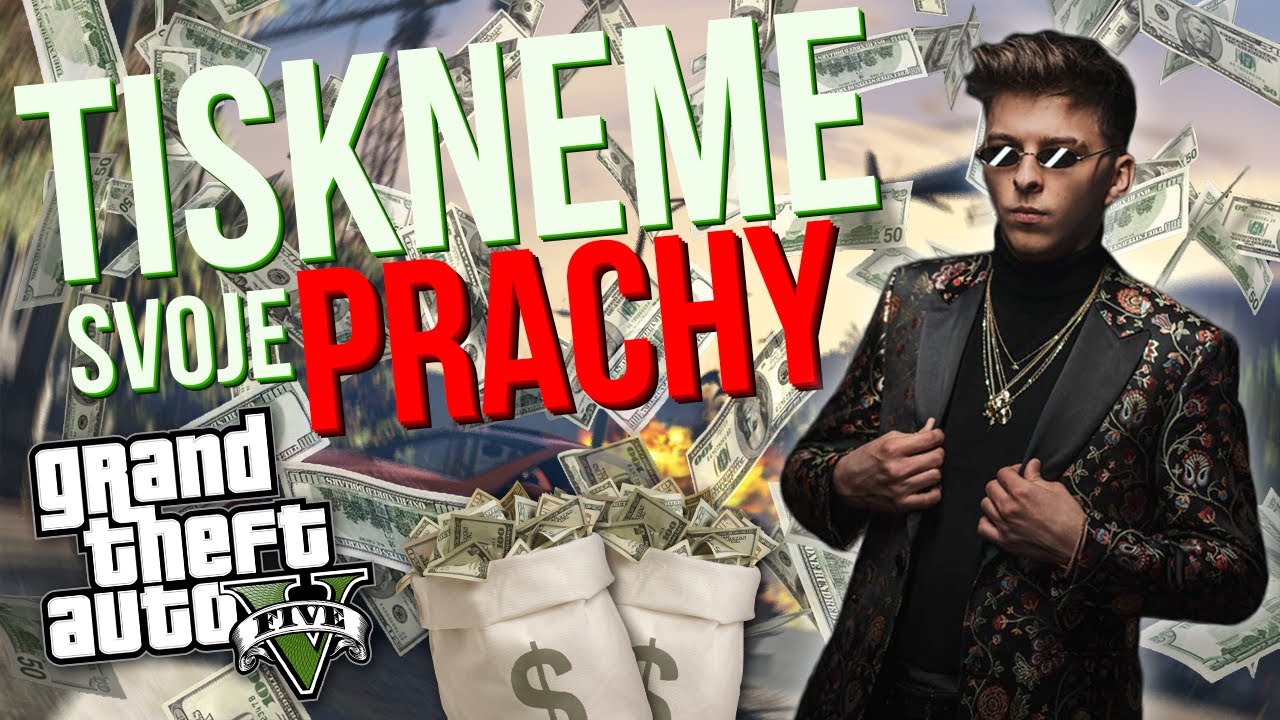 TISKNEME SI VLASTNÍ PENÍZE | GTA Online w/ Baxtrix