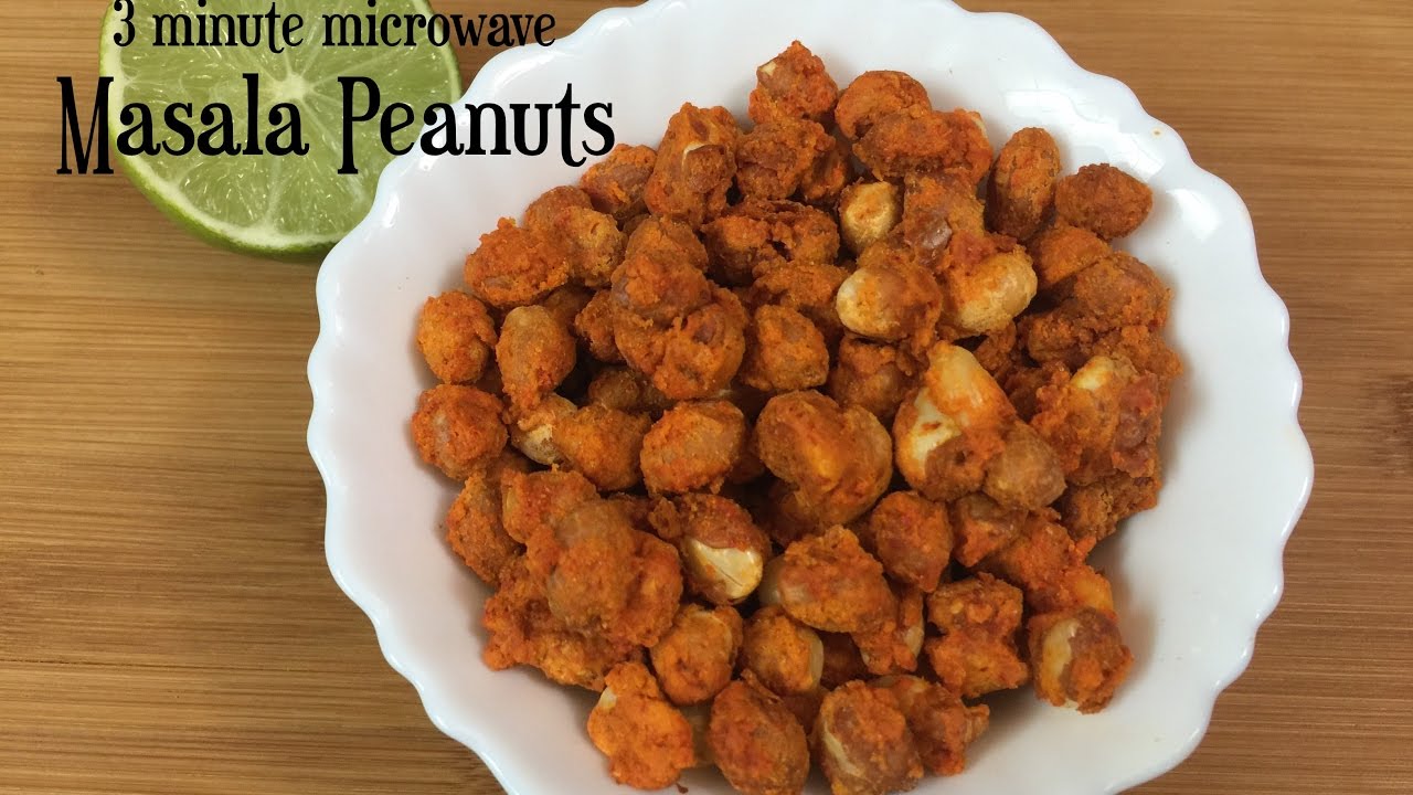 Masala Peanuts in 3 minutes Microwave Method|Cocktail Snack |Quick & Easy Snack