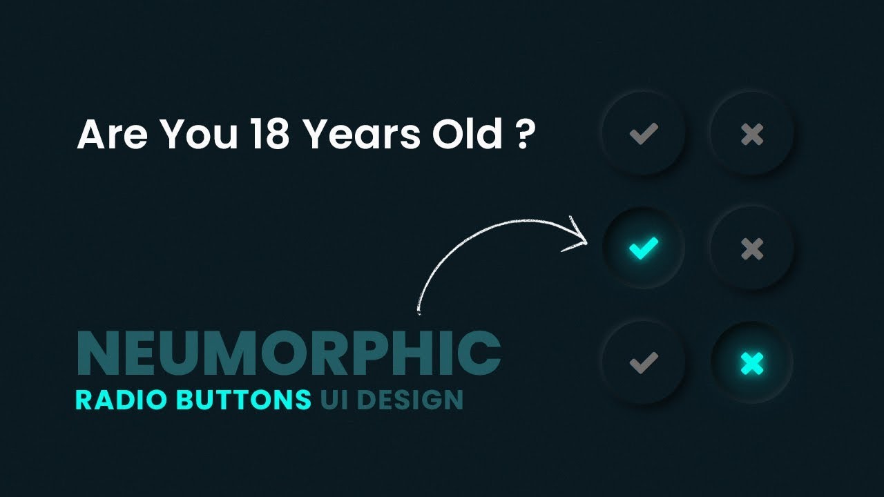 CSS Neumorphism Radio Buttons UI Design | CSS3 Custom Radio Button