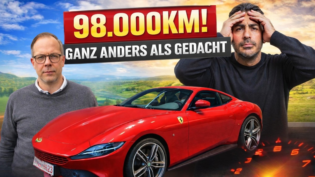 Ist dieser Ferrari Roma noch zu retten? 100.000 KM Check | Hamid Mossadegh #ferrari