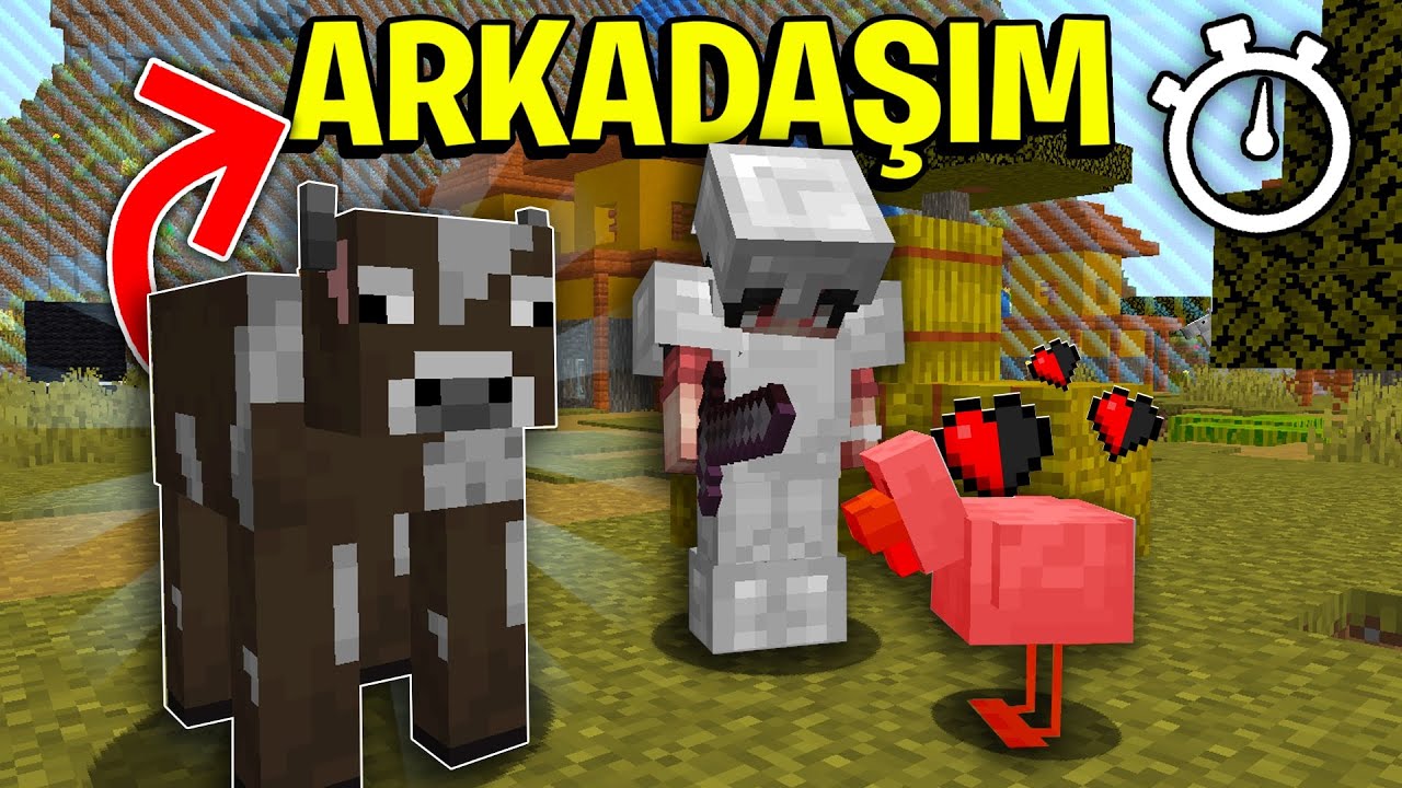 MİNECRAFT AMA HAYVANLARA D&Ouml;N&Uuml;ŞEREK SAKLAMBA&Ccedil; OYNADIK !