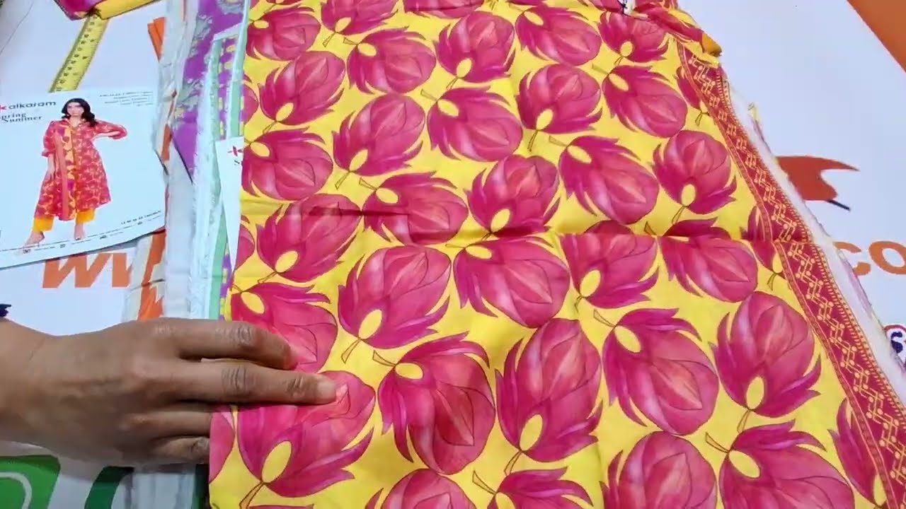 Alkaram Printed | 3 Piece |with Voil Dupatta | Daily wear