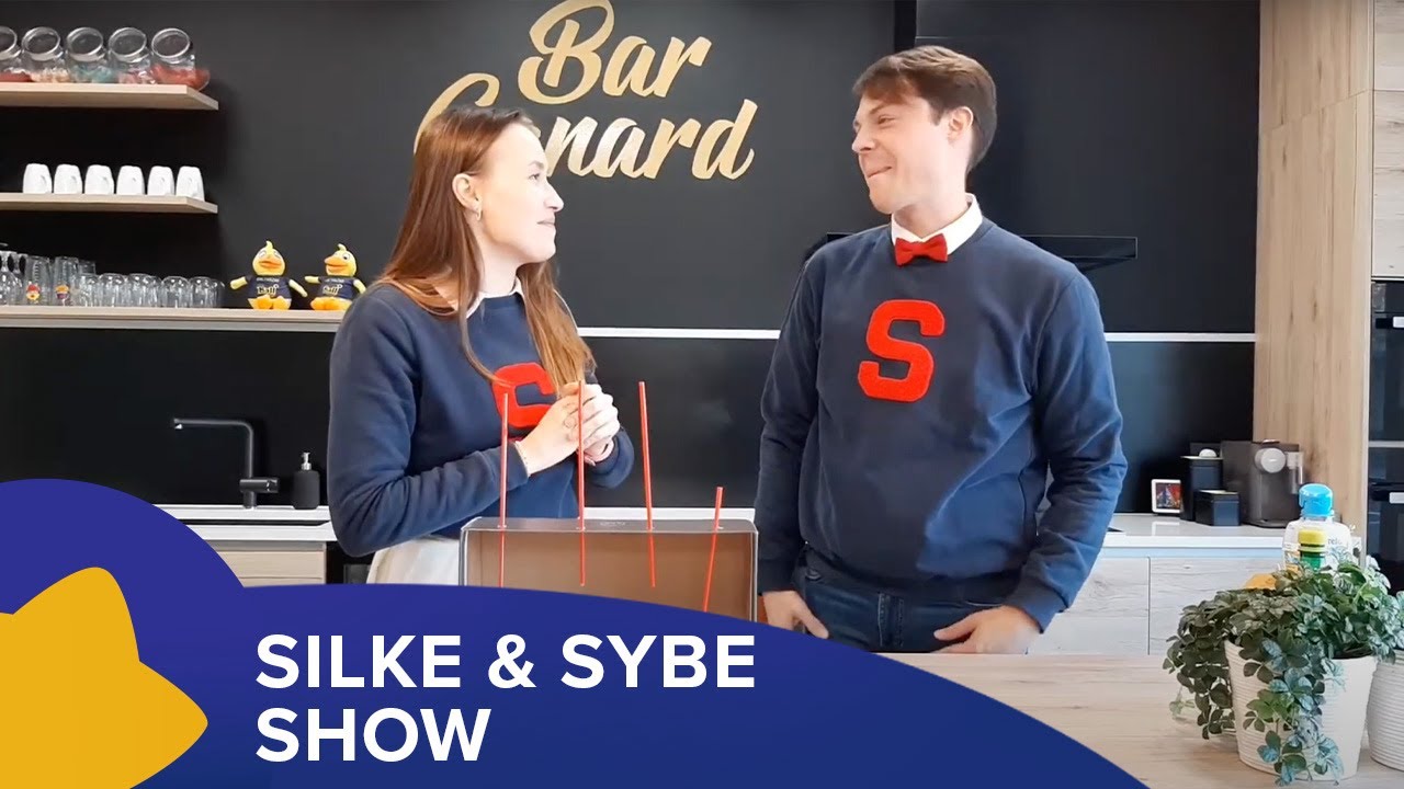 Silke & Sybe show: Wie moet het vieze drankje drinken?