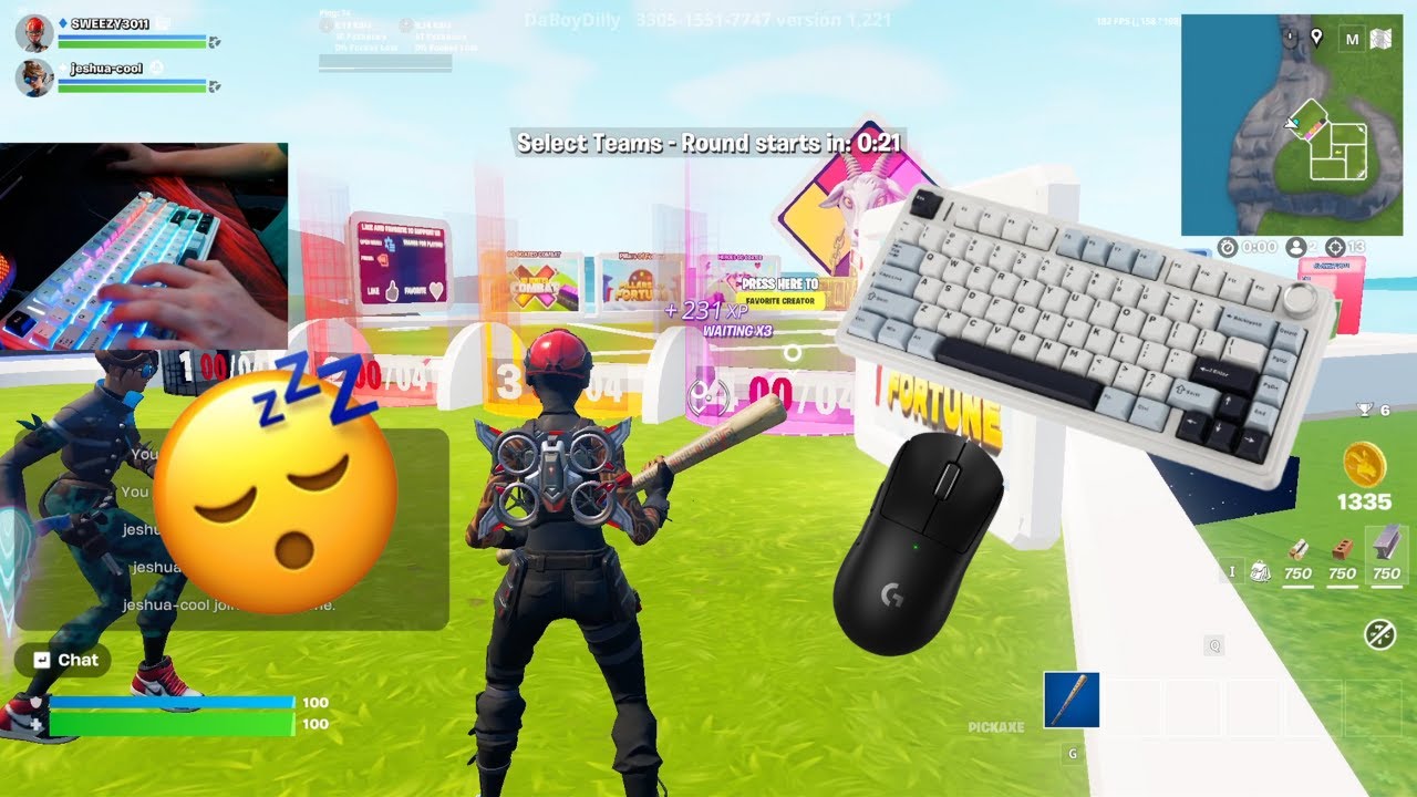 Unboxing EPOMAKER X AULA F75 Keyboard + Fortnite ASMR 240 FPS Gameplay