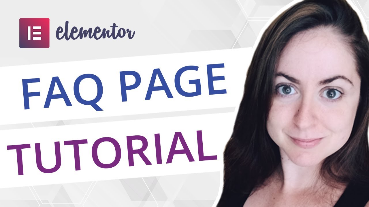 FAQ Page Tutorial for WordPress - Using Elementor Plugin Accordion Widget