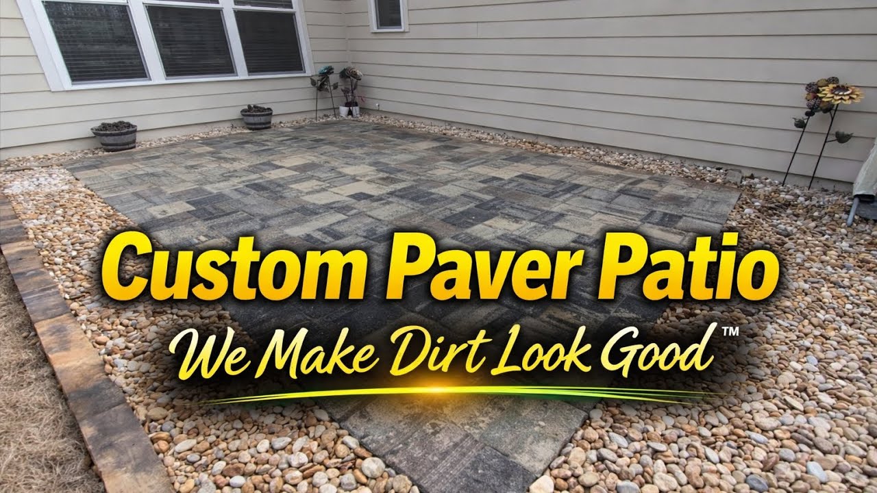 Custom Paver Patio Installation in Paulding County GA | Brooks Landscaping and Drainage Solutions 