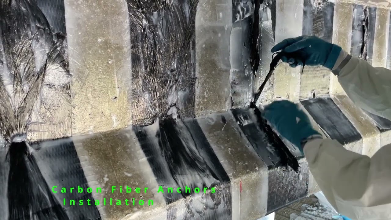 Bridge Beam Carbon Fiber Strengthening