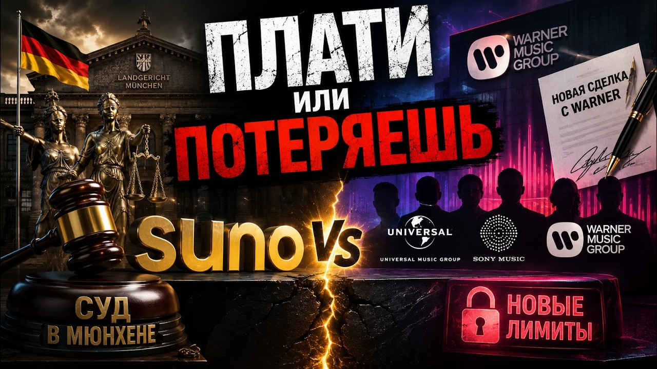 ПЛАТИ ИЛИ ПОТЕРЯЕШЬ! Что изменится для пользователей Suno