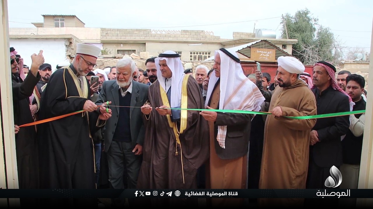 افتتاح جامع الشهيد محمد اسماعيل في قرية تل الريم في زمار.. المسجد تم بناؤه بتبرعات جمعية فعل الخيرات