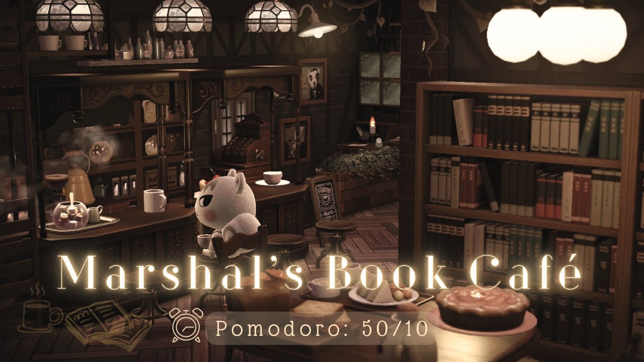 ⏰️Pomodoro 50/10 • Marshal's Vintage Book Café▪️ASMR | No Music study▪️fireplace + page turning🎧