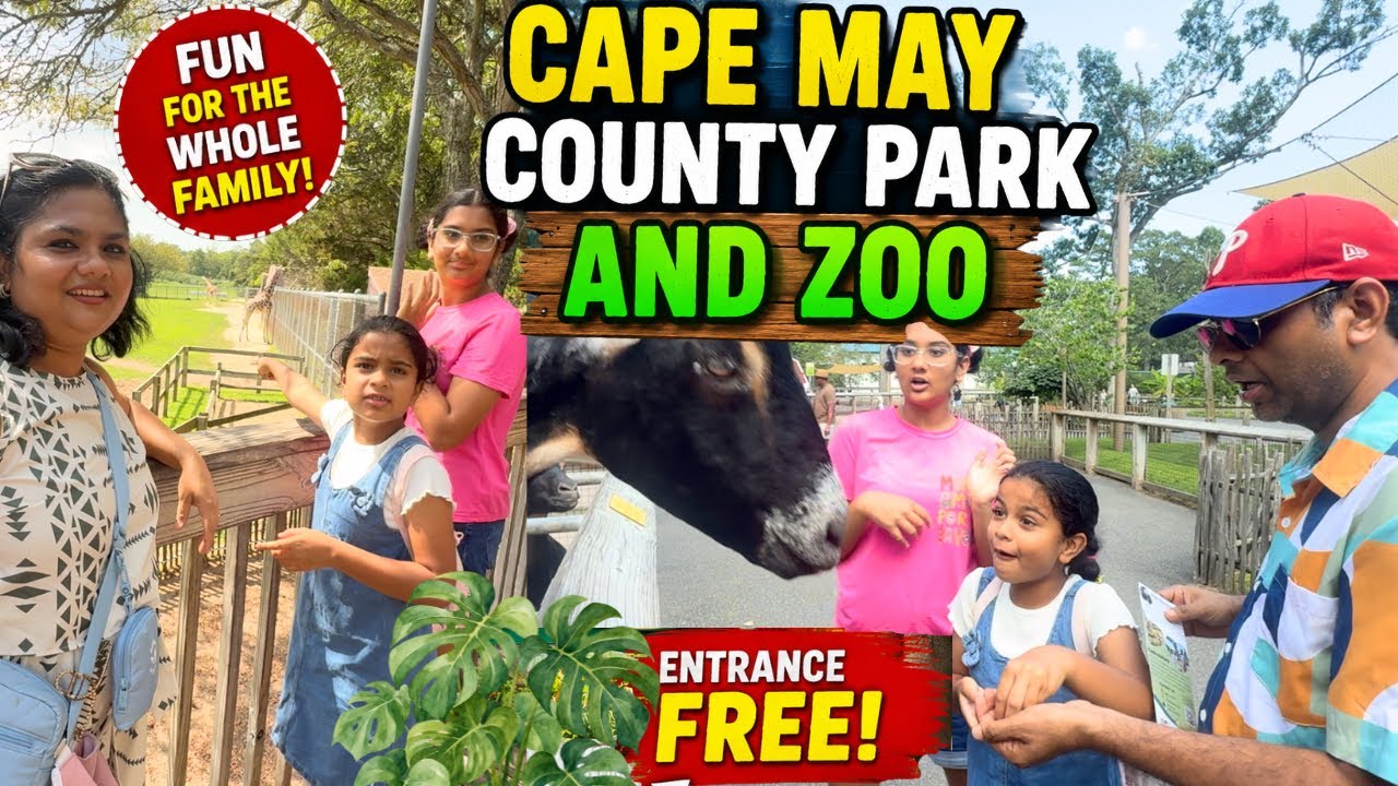 Cape May Zoo With Live Touching Animals|Cape May County NJ | @CapemaycountyzooOrg @indulvlogs6868 