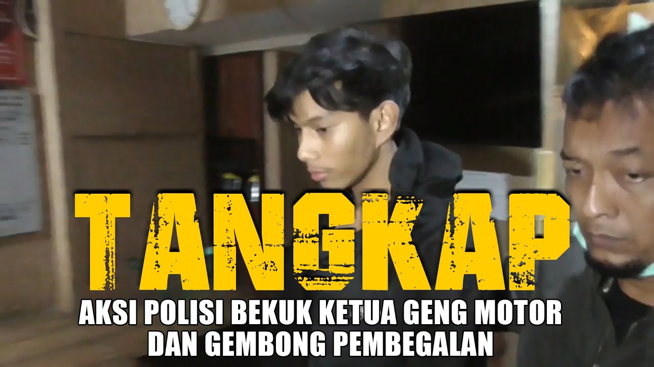 Aksi Polisi Bekuk Ketua Geng Motor dan Gembong Pembegalan