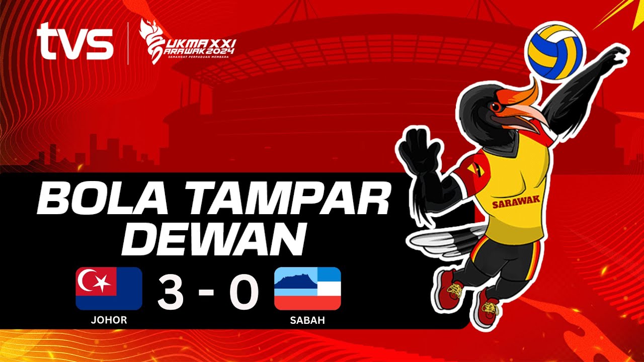 Bola Tampar Dewan (W) Johor vs Sabah| SUKMA Sarawak 2024