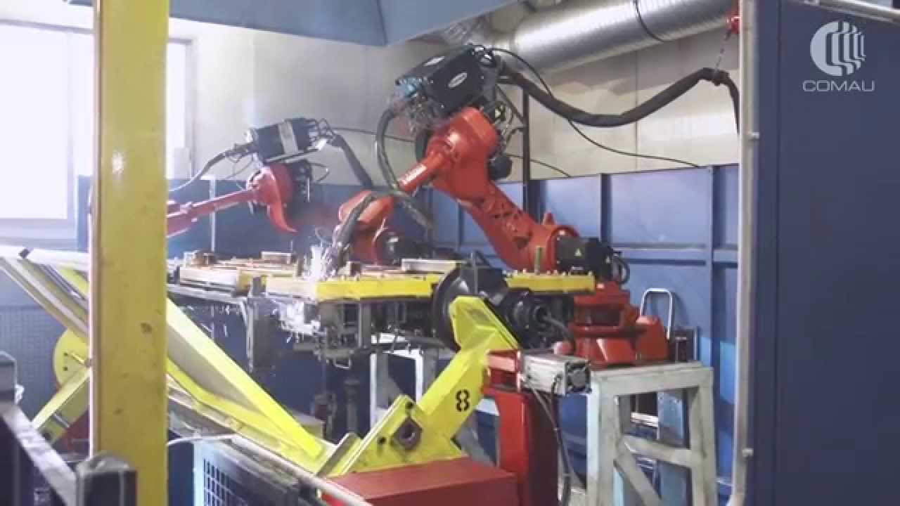 Roboty spawalnicze Comau w zakładzie Strumet (English subtitles)