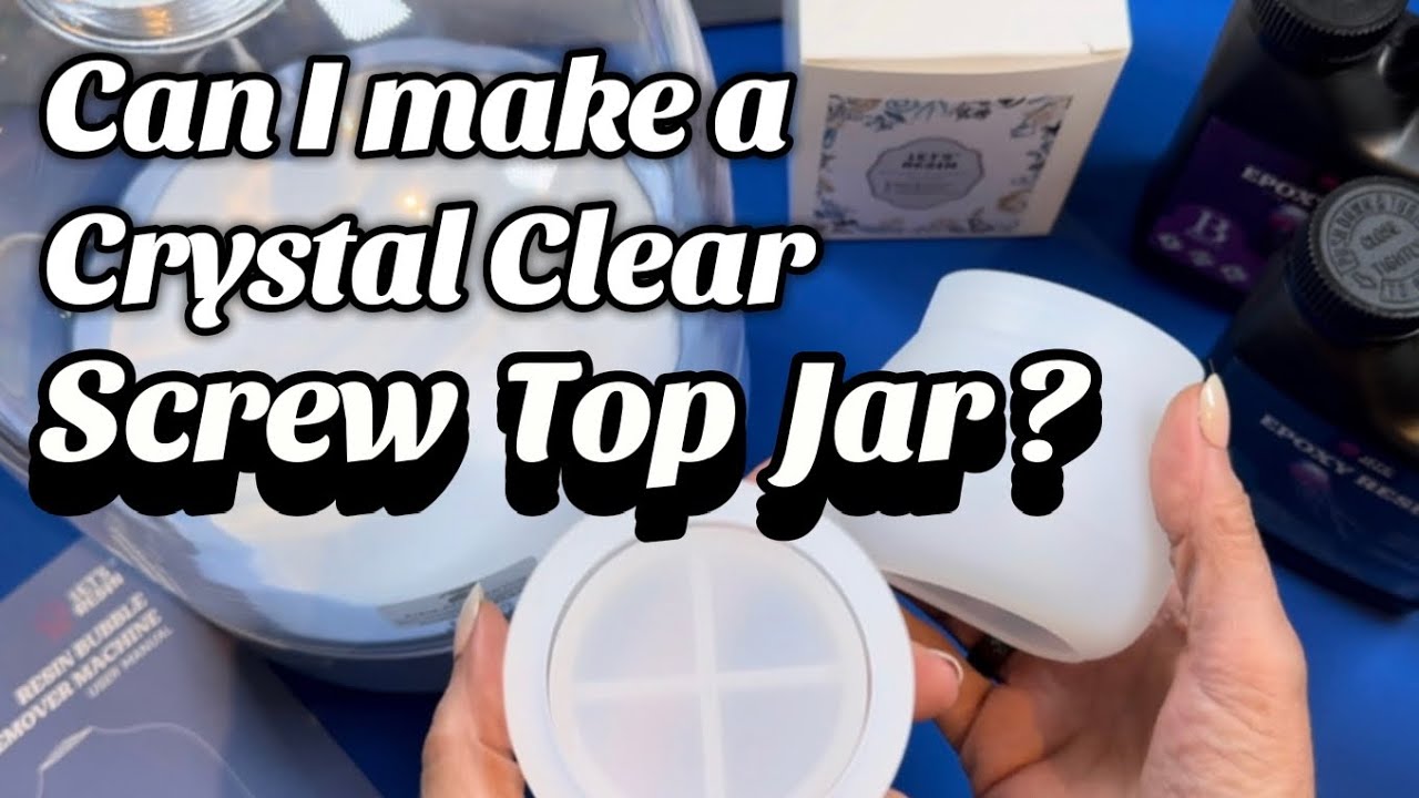 #175 Let’s Resin Bubble Remover Machine A Clear Screw Top Jar @LETSRESIN