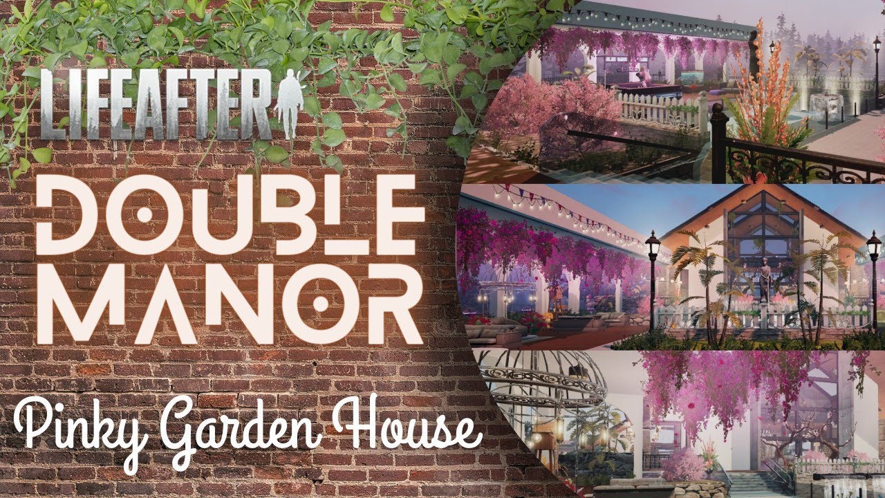 Lifeafter Double Manor - Pinky Garden House