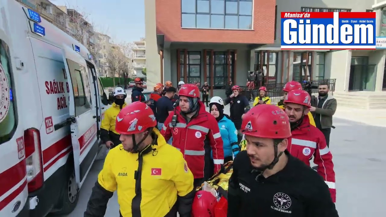 Okulda gerçeği aratmayan tatbikat