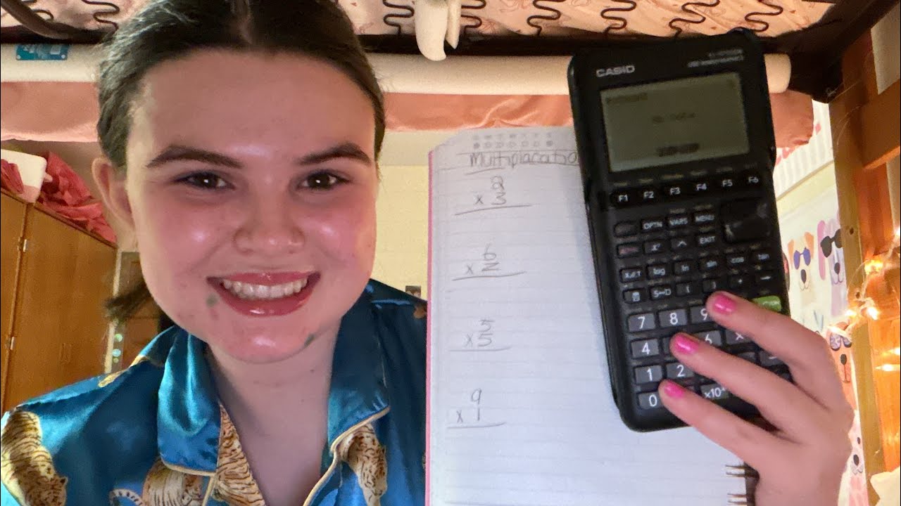 ASMR-ролевая игра: репетитор по математике!!! ✖️🖊️📋👩&zwj;🏫