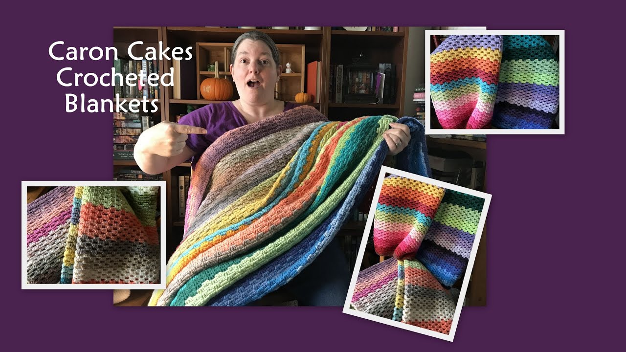 My Caron Cakes Blankets // Crochet Along Follow Up