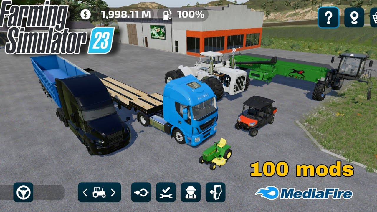 Fs23 Mods  - 80 Vehicle , Wtvs 1180 Tractor , Big Bud 747
