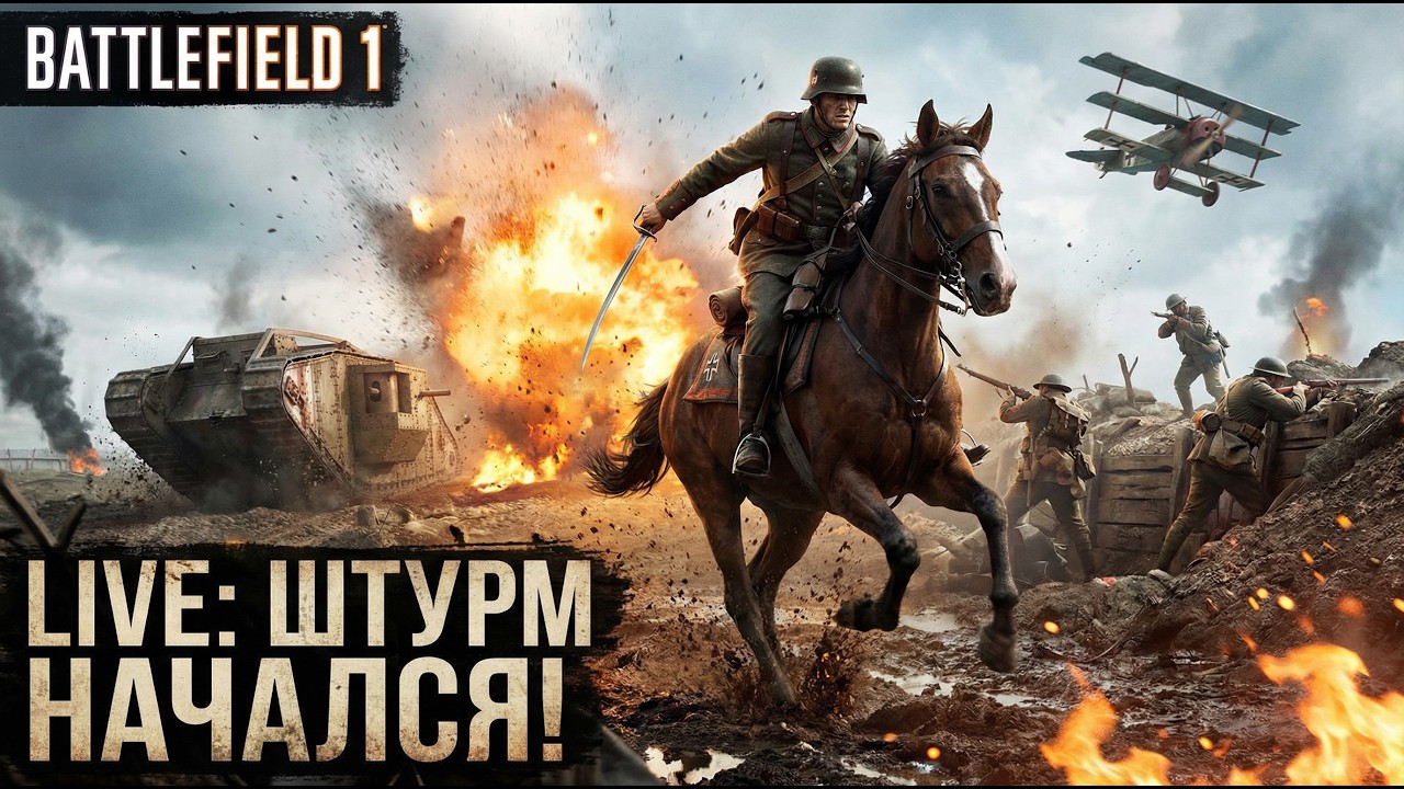 Battlefield 1 | Жесткие замесы, авиация и полный хаос 🚨