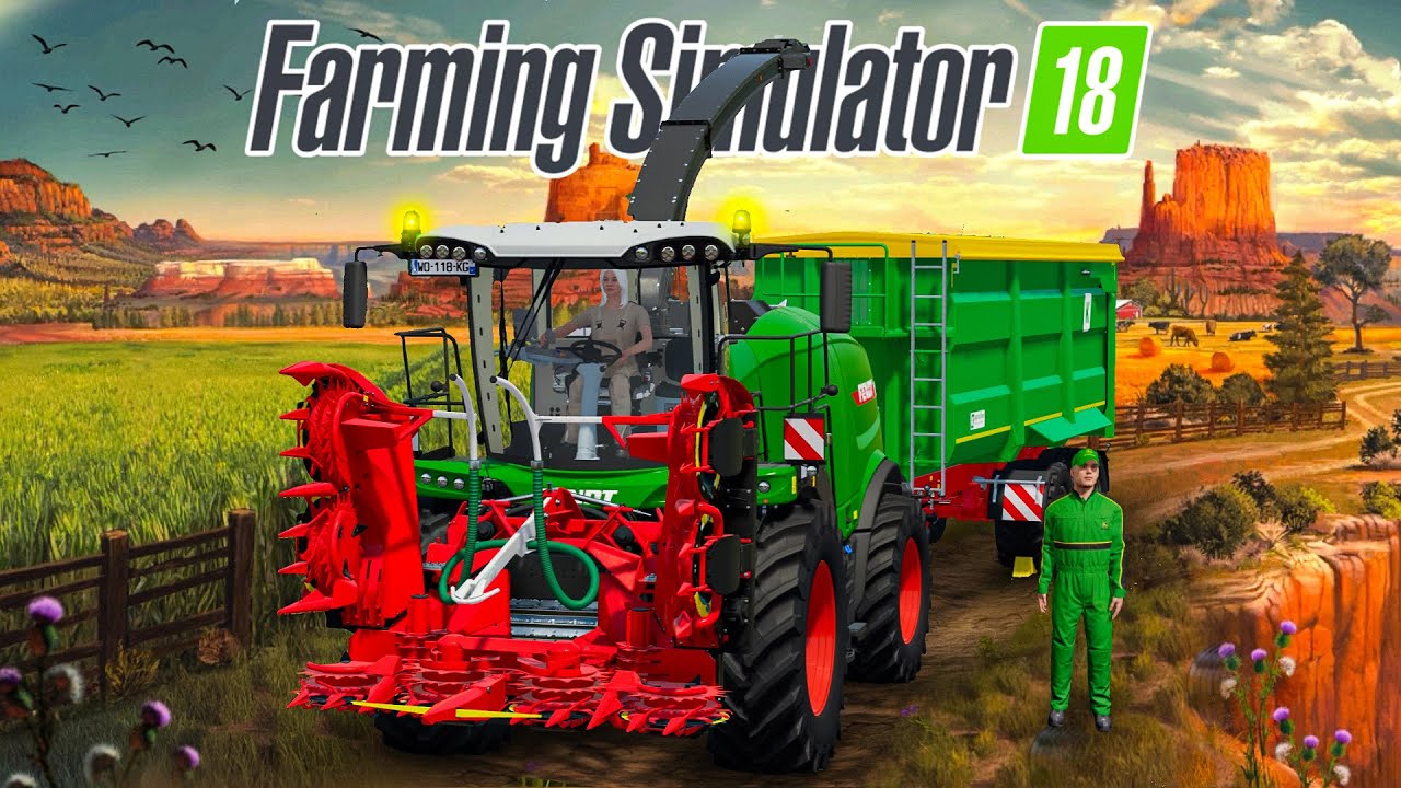 Krone Harvester & Making Chaff In Fs18 | Fs18 Multiplayer | Timelapse |