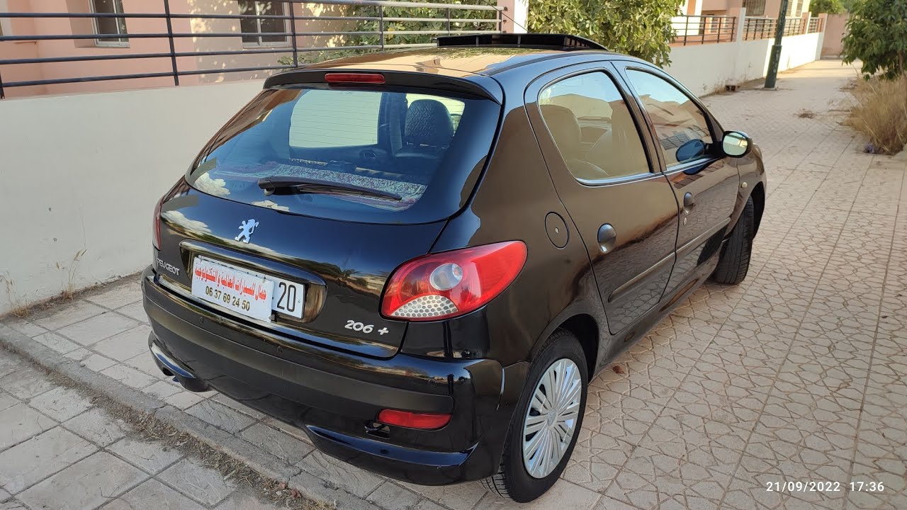للبيع سيارة بيجو +206 موديل 2012 بالكليم المليح +peujot 206
