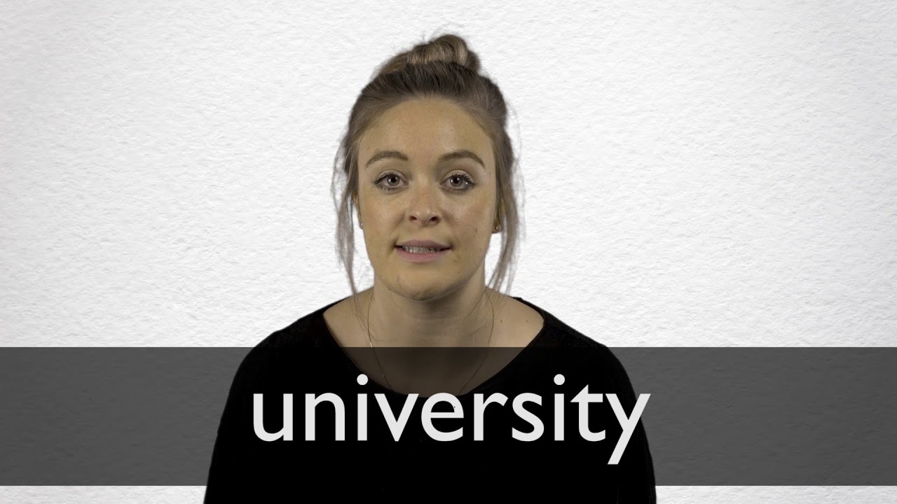 How to pronounce UNIVERSITY in British English