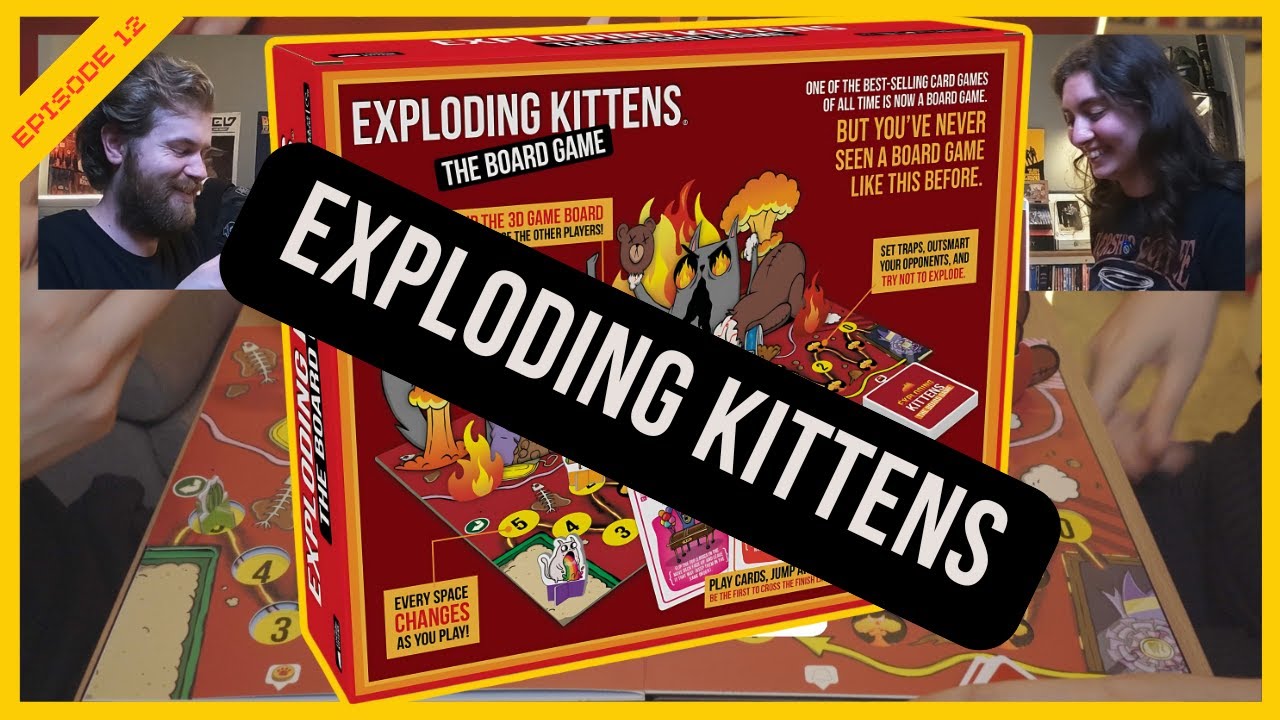 Exploding Kittens - THE BOARD GAME! (Our First Time Playing)
