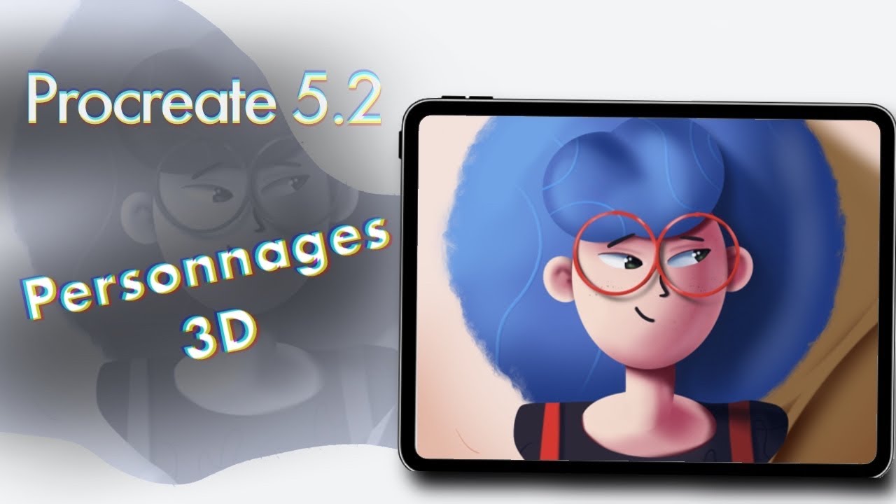 Procreate | perso 3D (style matteyy, C4D)