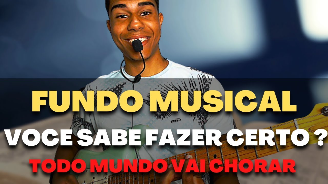 🔴Como fazer um fundo musical na guitarra | Iniciantes e Intermediário