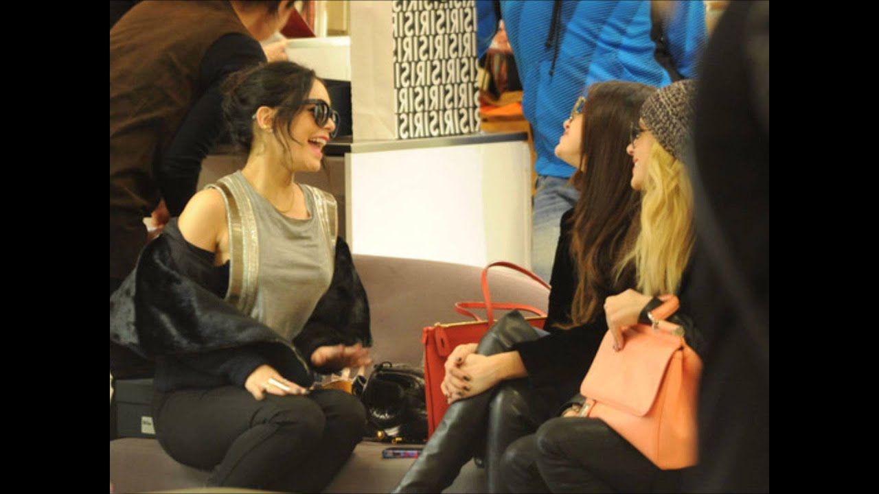 Selena Gomez: Shopping In Paris With Vanessa Hudgens & Ashley Benson (February 16)