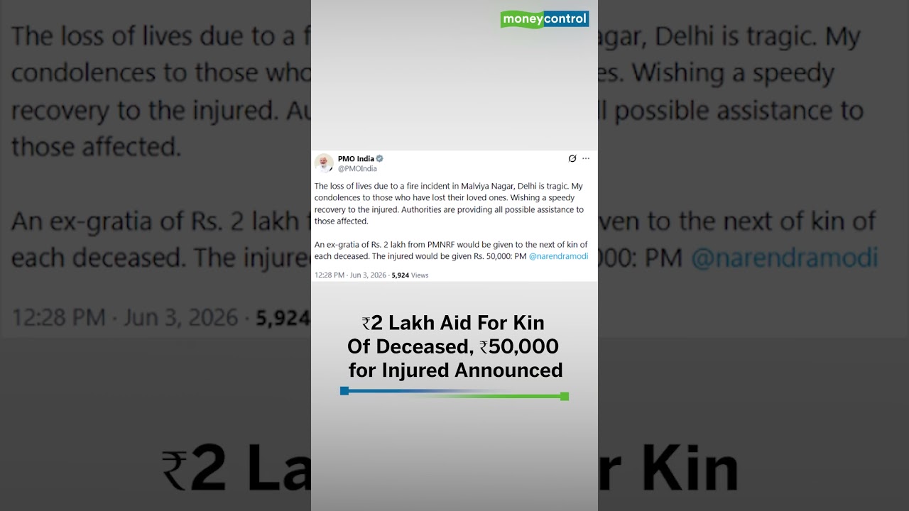 PM Modi Condoles Malviya Nagar Fire Tragedy, Announces Aid