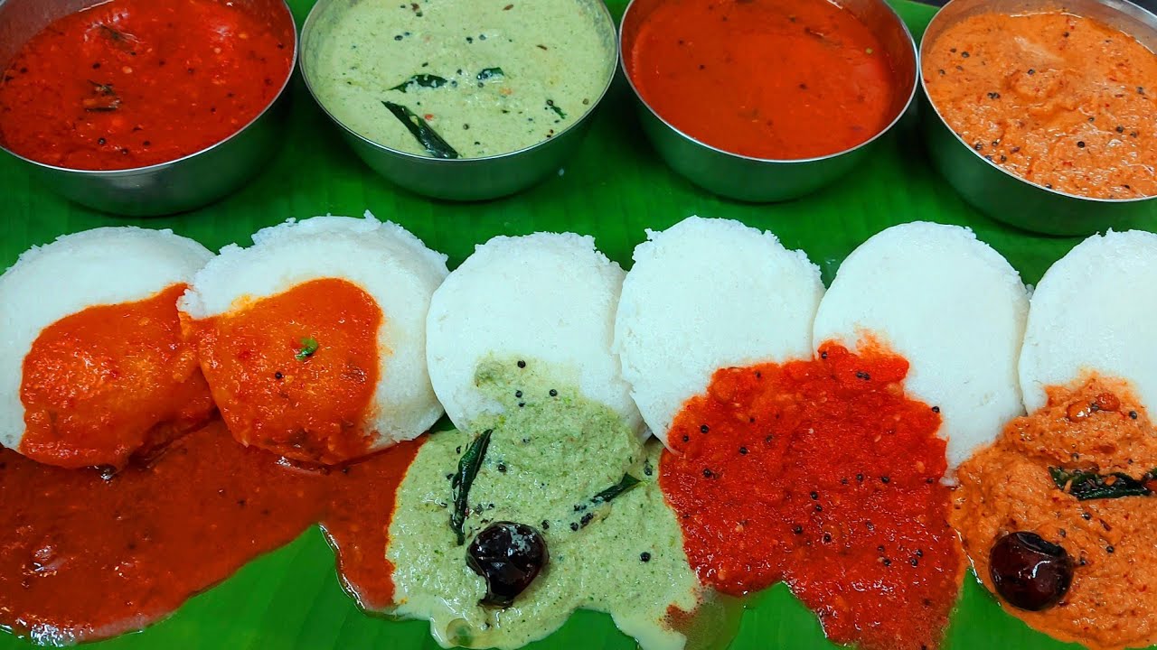 கையேந்தி பவன் சட்னி ரகசியம் இதுதான்! தக்காளி,வெங்காய சட்னி, வேர்க்கடலை,காரச் சட்னி|4 Variety Chutney