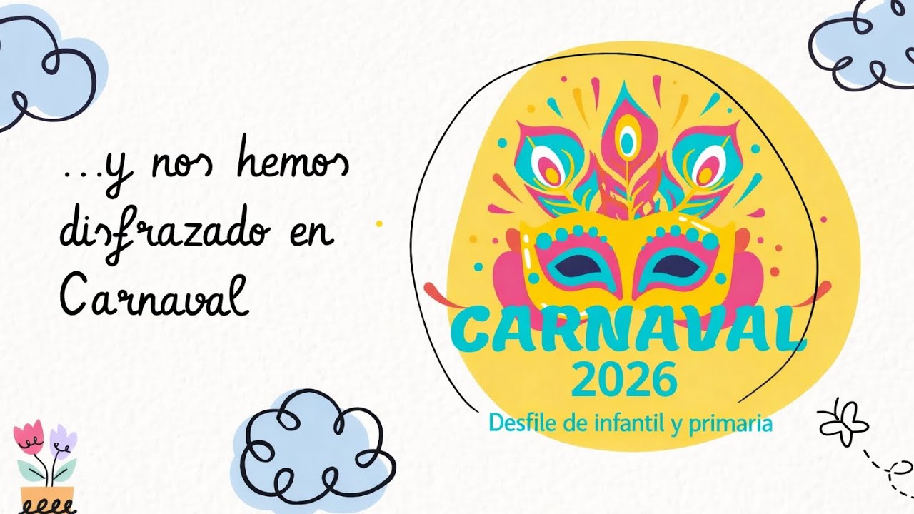 Desfiles de carnaval infantil y primaria, 2026