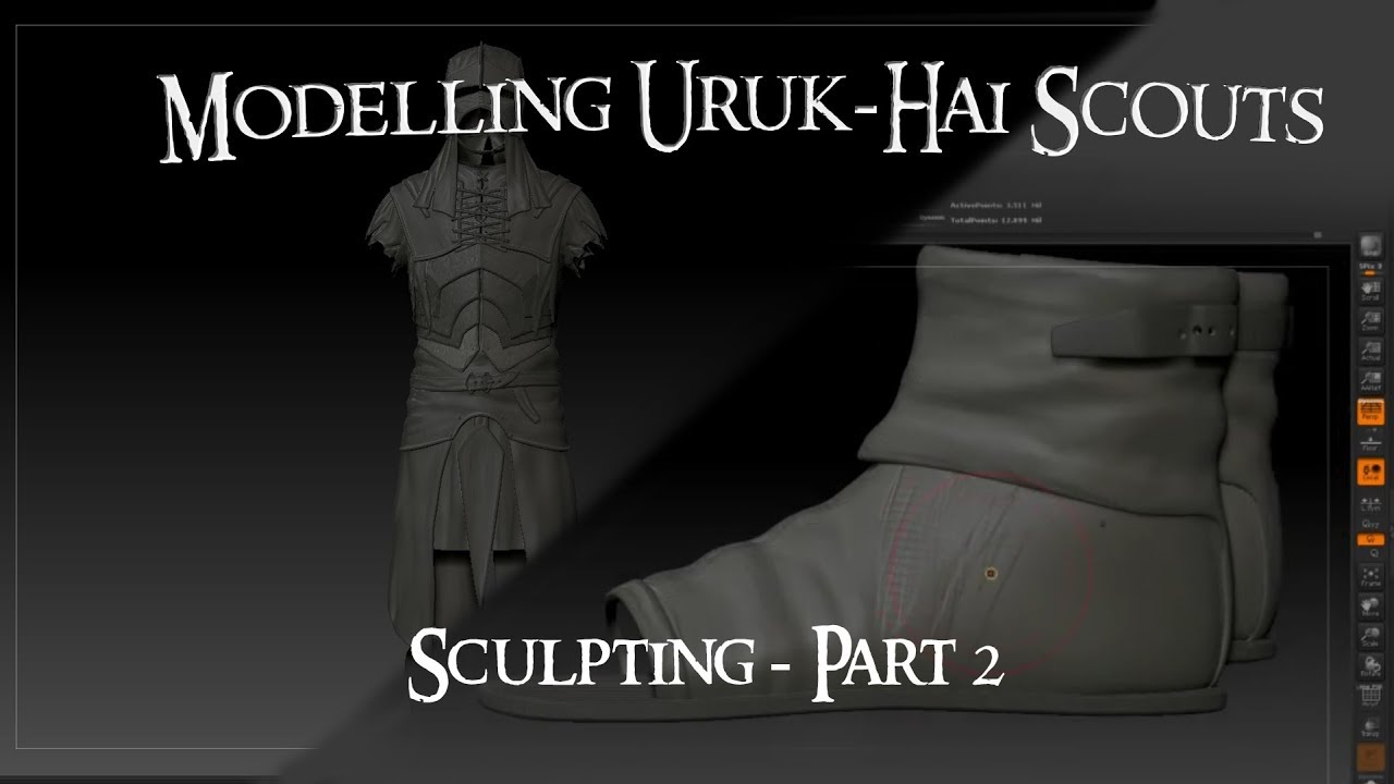 Sculpting Uruk-Hai Scouts - Part 2