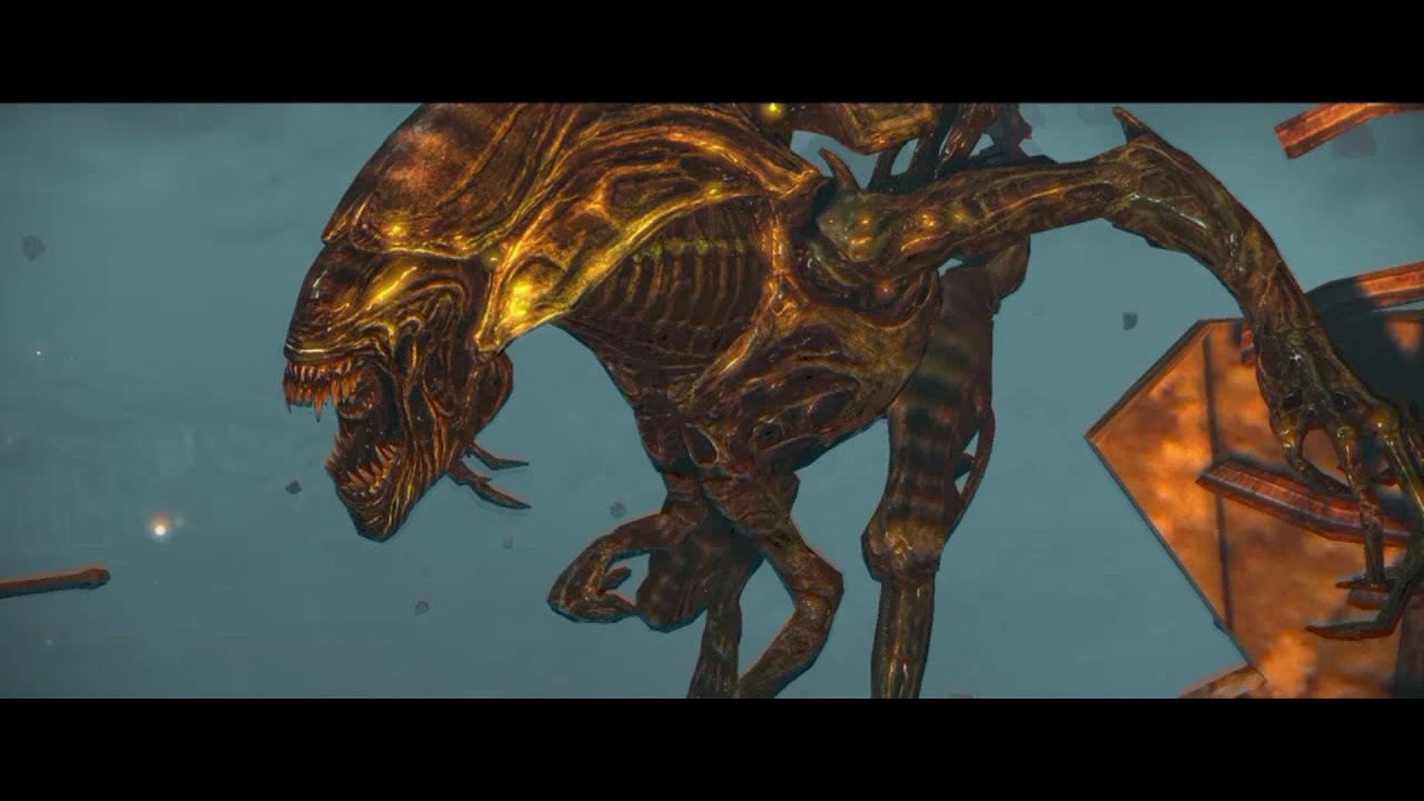 Aliens: Colonial Marines - Queen Boss Fight (Final Boss)