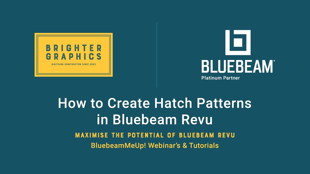 How to Create Hatch Patterns in Bluebeam Revu by Brighter Graphics