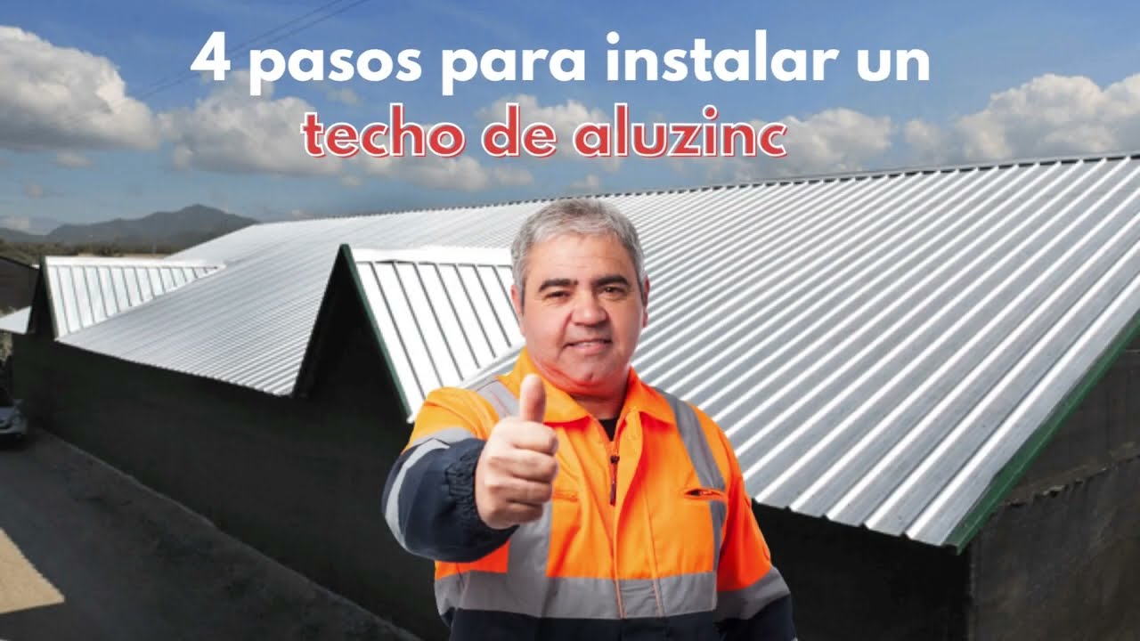 Pasos para instalar techo de aluzinc
