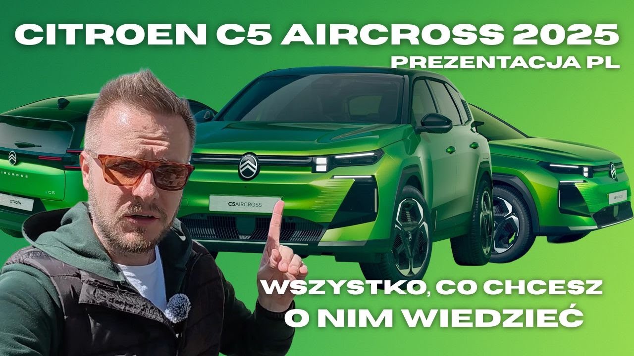Citroen C5 Aircross 2025 PREZENTACJA PL. Większy, ładniejszy, praktyczniejszy