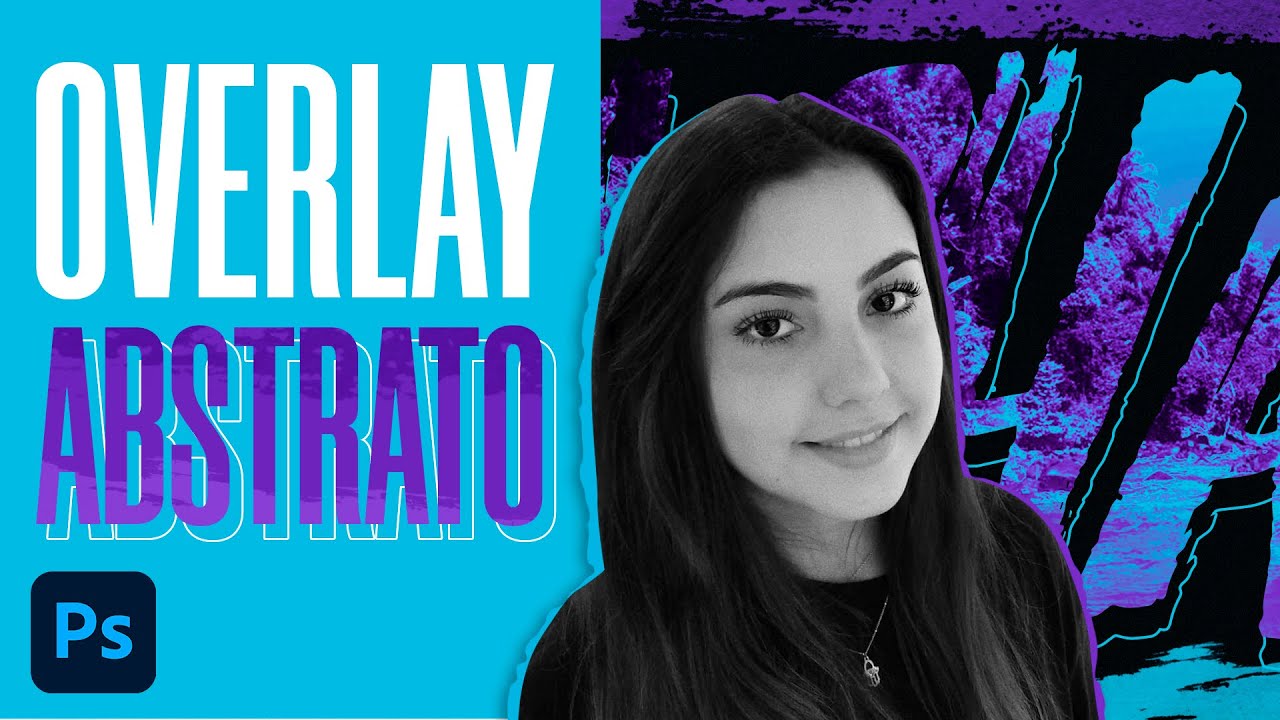 CRIANDO OVERLAY DE LIVESTREAM ABSTRATO NO PHOTOSHOP