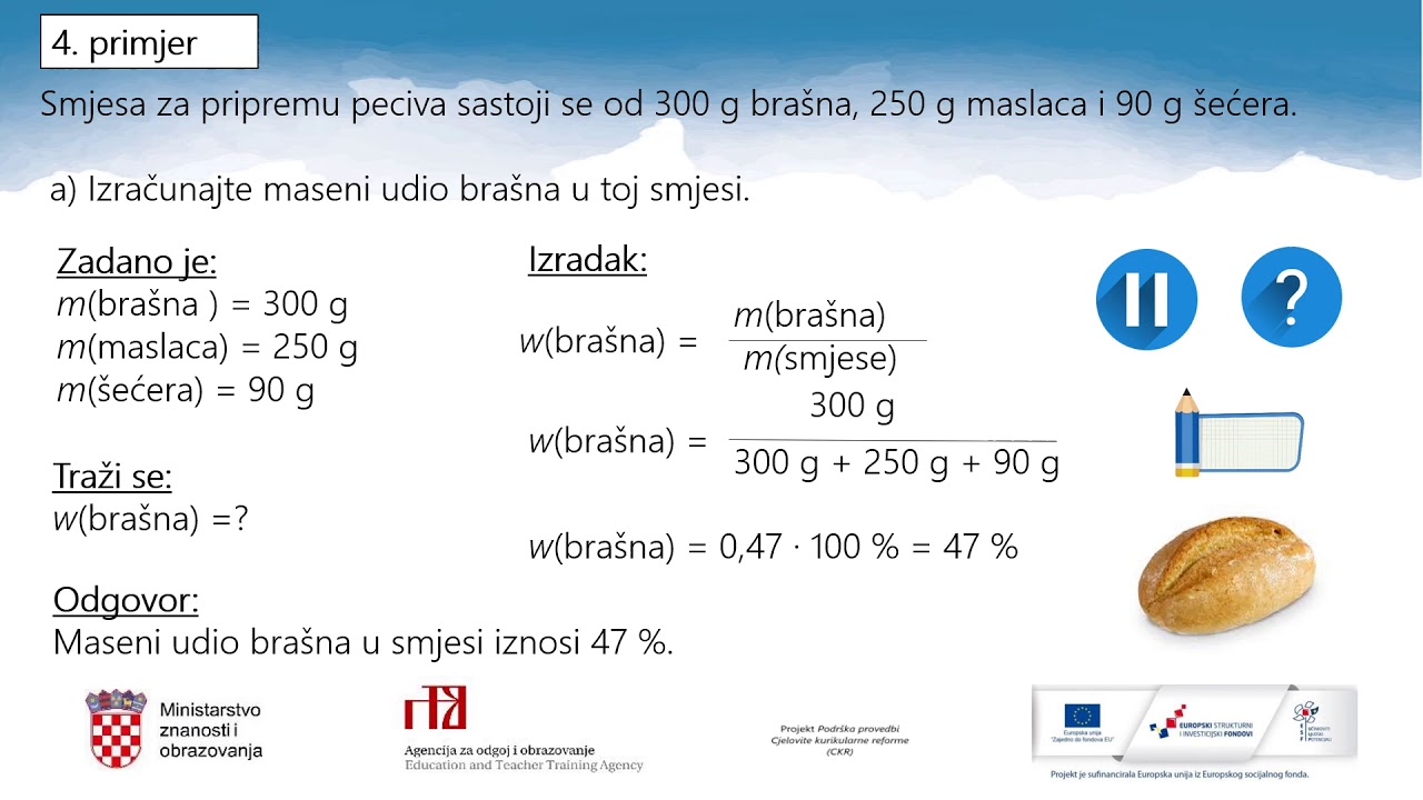 Kemija 7.r. O&Scaron; -  Iskazivanje sastava smjese