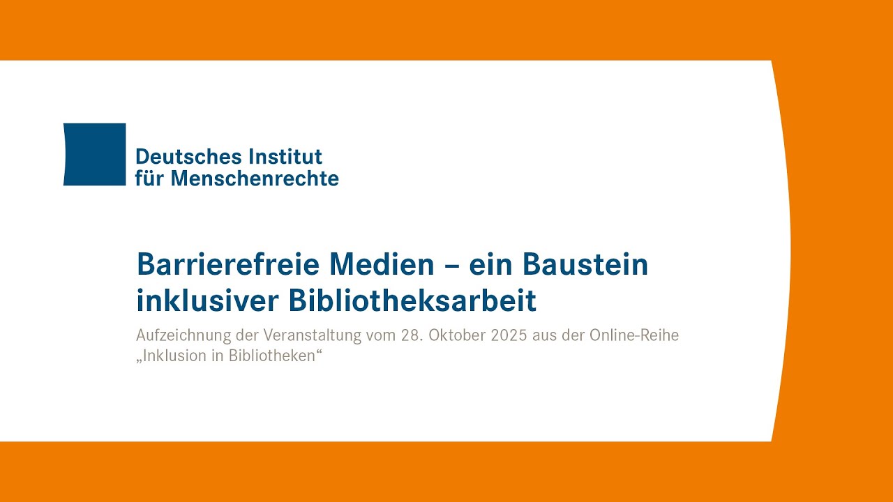 Inklusion in Bibliotheken: 