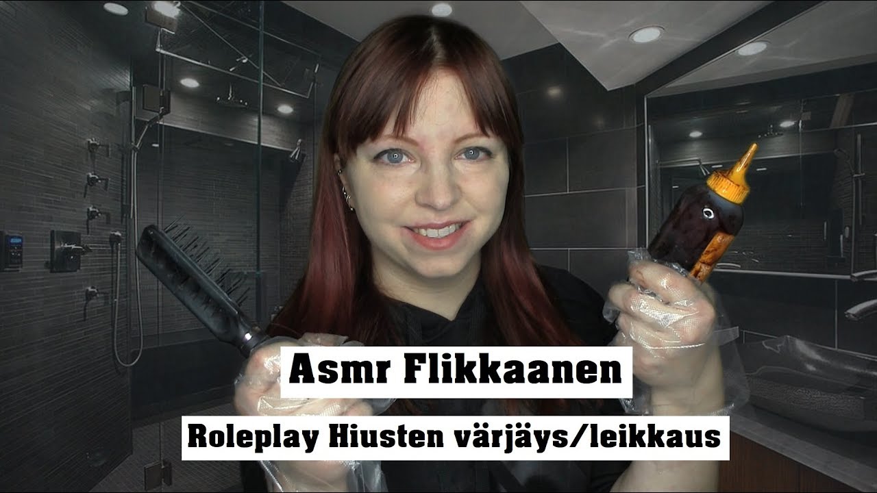 ASMR - Розетка для окраски и резки волос